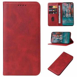 For Nokia C12 / C12 Pro / C12 Plus Magnetic Closure Leather Phone Case(Red)