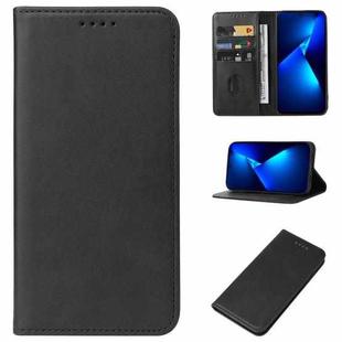 For Tecno Pova Neo 3 Magnetic Closure Leather Phone Case(Black)