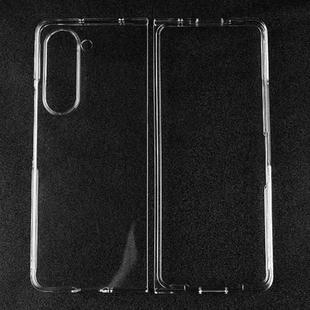 For Samsung Galaxy Z Fold6 Transparent PC Flip Phone Case