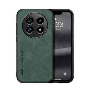 For Realme 13 Pro Global Skin Feel Magnetic Leather Back Phone Case(Green)