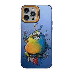 For iPhone 12 Pro Cute Animal Pattern Series PC + TPU Phone Case(Totoro)