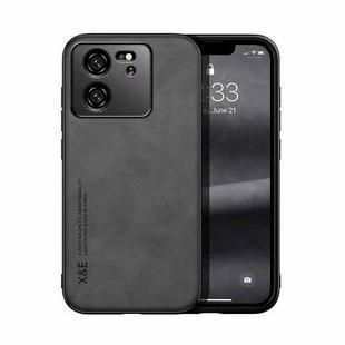 For Xiaomi Redmi K60 Ultra Skin Feel Magnetic Leather Back Phone Case(Dark Grey)