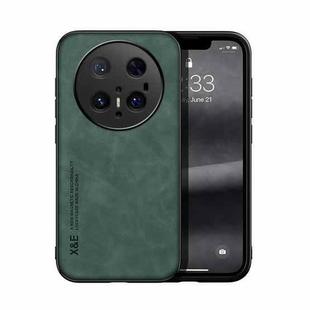 For Huawei Mate 70 Pro Skin Feel Magnetic Leather Back Phone Case(Green)