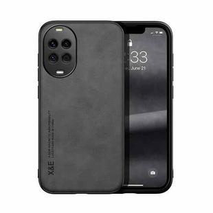 For Huawei nova 14 Skin Feel Magnetic Leather Back Phone Case(Dark Grey)