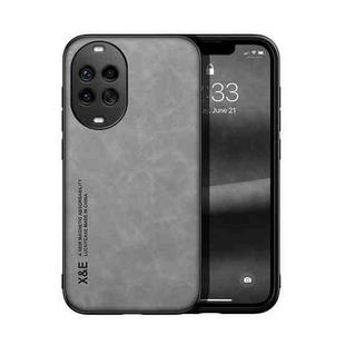 For Huawei nova 14 Pro Skin Feel Magnetic Leather Back Phone Case(Light Grey)