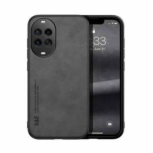 For Huawei nova 14 Pro Skin Feel Magnetic Leather Back Phone Case(Dark Grey)