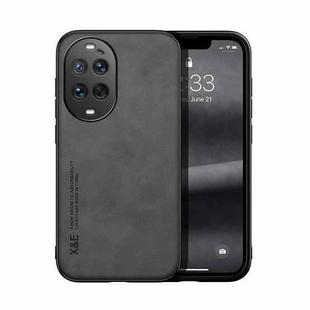 For Huawei nova 14 Ultra Skin Feel Magnetic Leather Back Phone Case(Dark Grey)