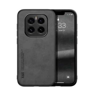 For Honor GT Pro Skin Feel Magnetic Leather Back Phone Case(Dark Grey)
