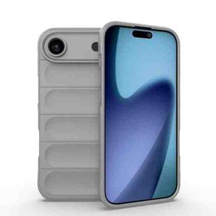 For iPhone 17 Air Magic Shield TPU + Flannel Phone Case(Grey)