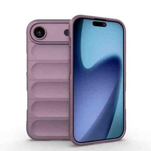 For iPhone 17 Air Magic Shield TPU + Flannel Phone Case(Purple)
