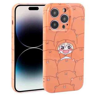 For iPhone 14 Pro Dustproof Net Full Coverage PC Phone Case(Cartoon Character)