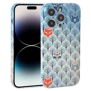 For iPhone 14 Pro Max Dustproof Net Full Coverage PC Phone Case(Animal Forest)