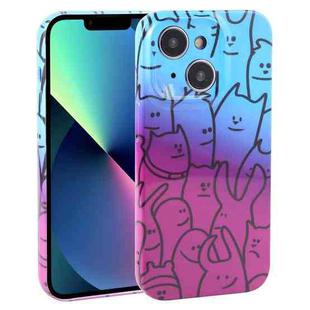 For iPhone 13 mini Dustproof Net Full Coverage PC Phone Case(Little Ghost)