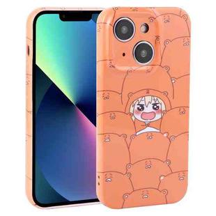 For iPhone 13 mini Dustproof Net Full Coverage PC Phone Case(Cartoon Character)