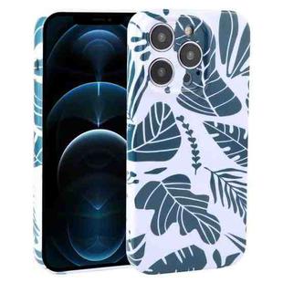 For iPhone 12 Pro Max Dustproof Net Full Coverage PC Phone Case(Banana Leaf)