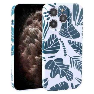 For iPhone 11 Pro Max Dustproof Net Full Coverage PC Phone Case(Banana Leaf)