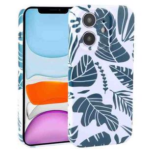 For iPhone 11 Dustproof Net Full Coverage PC Phone Case(Banana Leaf)