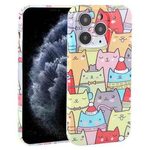 For iPhone 11 Pro Dustproof Net Full Coverage PC Phone Case(Cats)