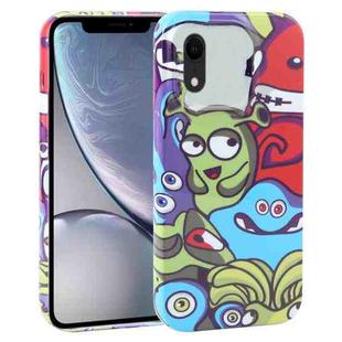 For iPhone XR Dustproof Net Full Coverage PC Phone Case(Monster Academy)