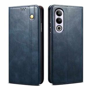 For OnePlus Nord CE4 Oil Wax Crazy Horse Texture Leather Phone Case(Blue)