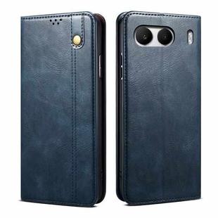 For OnePlus Nord 4 Oil Wax Crazy Horse Texture Leather Phone Case(Blue)