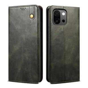 For OnePlus 13T Oil Wax Crazy Horse Texture Leather Phone Case(Green)