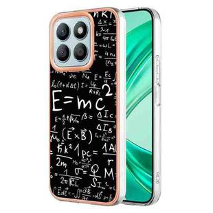 For Honor X8b Electroplating Marble Dual-side IMD Phone Case(Equation)