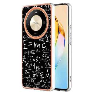 For Honor X9b Electroplating Marble Dual-side IMD Phone Case(Equation)