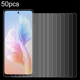 For Blackview Oscal Tiger 12 50pcs 0.26mm 9H 2.5D Tempered Glass Film