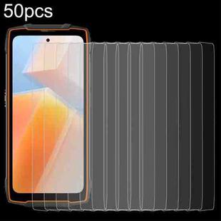 For Blackview Oscal Flat 2 50pcs 0.26mm 9H 2.5D Tempered Glass Film