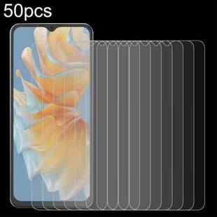 For Blackview Oscal FLAT 2C 50pcs 0.26mm 9H 2.5D Tempered Glass Film