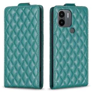 For Redmi A1 / A1+ / A2 Diamond Lattice Vertical Flip Leather Phone Case(Green)