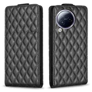 For Xiaomi Civi 3 5G Diamond Lattice Vertical Flip Leather Phone Case(Black)