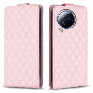 For Xiaomi Civi 3 5G Diamond Lattice Vertical Flip Leather Phone Case(Pink)