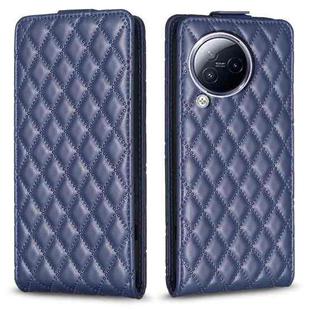 For Xiaomi Civi 3 5G Diamond Lattice Vertical Flip Leather Phone Case(Blue)