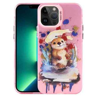 For iPhone 13 Pro Max Animal Pattern PC Phone Case(Otter)