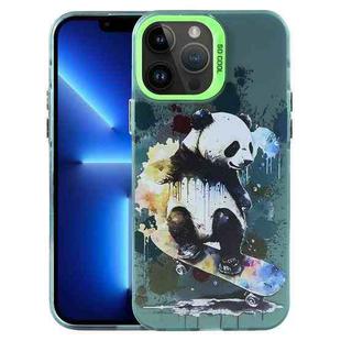 For iPhone 13 Pro Animal Pattern PC Phone Case(Panda)