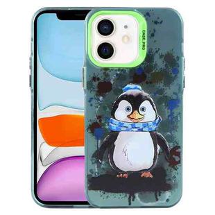 For iPhone 11 Animal Pattern PC Phone Case(Penguin)