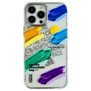 For iPhone 13 Pro Max Oil Painting Pattern PC Phone Case(Artistic Strokes)