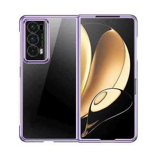 For Honor Magic V2 Ultra-thin Plating PC Phone Case(Purple)