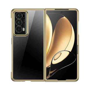 For Honor Magic V2 Ultra-thin Plating PC Phone Case(Gold)