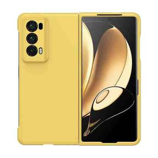 For Honor Magic V2 Ultra-thin Skin Feel PC Phone Case(Yellow)