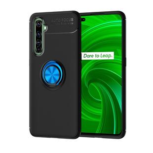 For OPPO X50 Pro Lenuo Shockproof TPU Protective Case with Invisible Holder(Black Blue)
