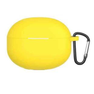 For Xiaomi Redmi Buds 4 Lite Shockproof TPU Earphone Protective Case with Hook(Yellow)