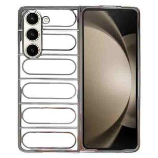 For Samsung Galaxy Z Fold5 Electroplating TPU Shield Phone Case(Silver)