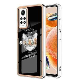 For Xiaomi Redmi Note 12 Pro 4G Global Electroplating Marble Dual-side IMD Phone Case(Natural Growth)