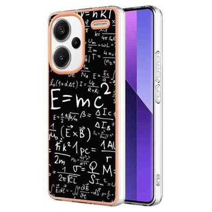 For Xiaomi Redmi Note 13 Pro+ 5G Electroplating Marble Dual-side IMD Phone Case(Equation)