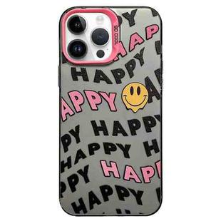 For iPhone 14 Pro Max English Characters PC Phone Case(Little Smiley Face)