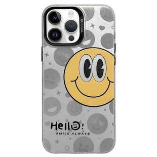 For iPhone 14 Pro English Characters PC Phone Case(Big Smiley Face)