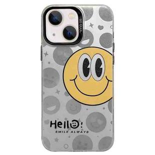 For iPhone 13 English Characters PC Phone Case(Big Smiley Face)